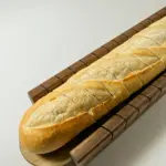 Walnut Wooden French Bread Slicer for Baguette, 1 inch thick slices