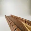 Walnut wooden french bread slicer