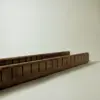 Walnut wooden french bread slicer