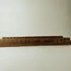 Walnut wooden french bread slicer