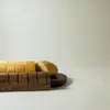 Walnut wooden french bread slicer