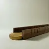 Walnut wooden french bread slicer