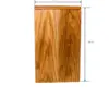 Red oak flippity-top wood trash can bin Handcrafted red oak wood trash can bin with removable wooden lid dimensions