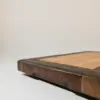 Walnut and maple end grain cutting board