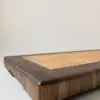 Walnut and maple end grain cutting board Walnut and maple end grain cutting board