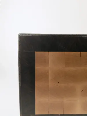 Walnut and maple end grain cutting board