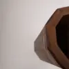 Wood kitchen utensil holder