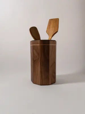 Wood Kitchen Utensil Holder