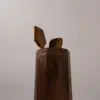 Wood kitchen utensil holder