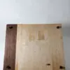 Maple edge grain cutting board with knife storage Maple edge grain cutting board with knife storage