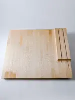 Maple Edge Grain Cutting Board with Knife Storage