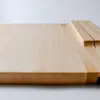 Maple edge grain cutting board with knife storage Maple edge grain cutting board with knife storage