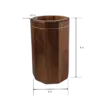 Wood kitchen utensil holder dimensions