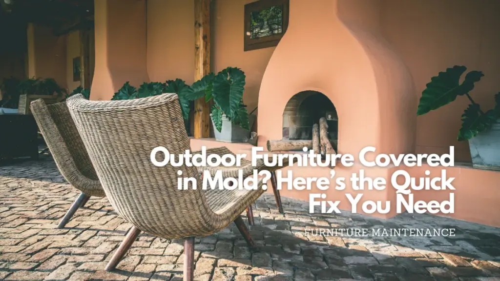 Outdoor furniture covered in mold here’s the quick fix you need