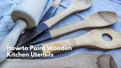 How to paint wooden kitchen utensils