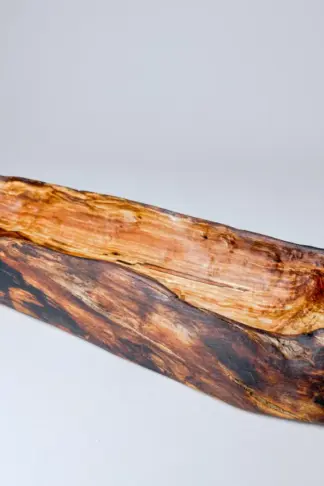 Crab apple rustic wood tray