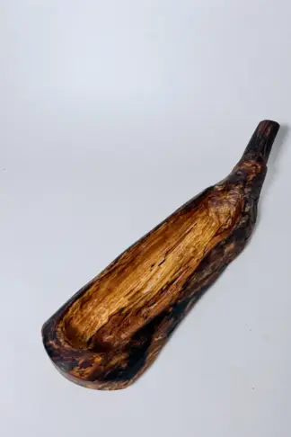 Crab apple rustic wood tray