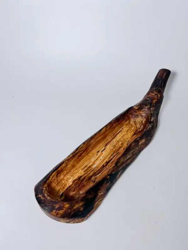 Handcrafted crab apple rustic wood tray Crab apple rustic wood tray