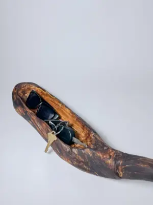 Crab apple rustic wood tray