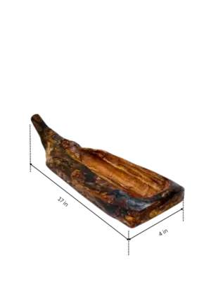 Crab apple rustic wood tray