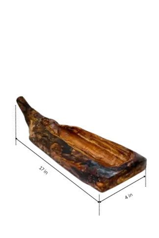 Crab apple rustic wood tray