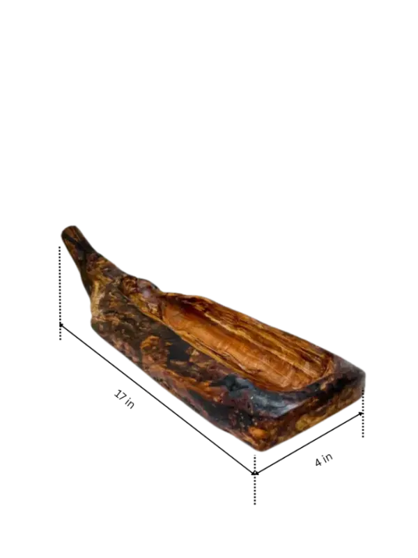 Handcrafted crab apple rustic wood tray Crab apple rustic wood tray