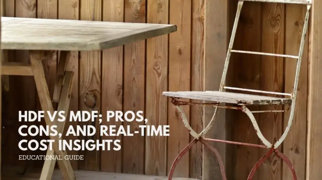 Hdf vs mdf; pros, cons, and real-time cost insights Hdf vs mdf; pros, cons, and real-time cost insights