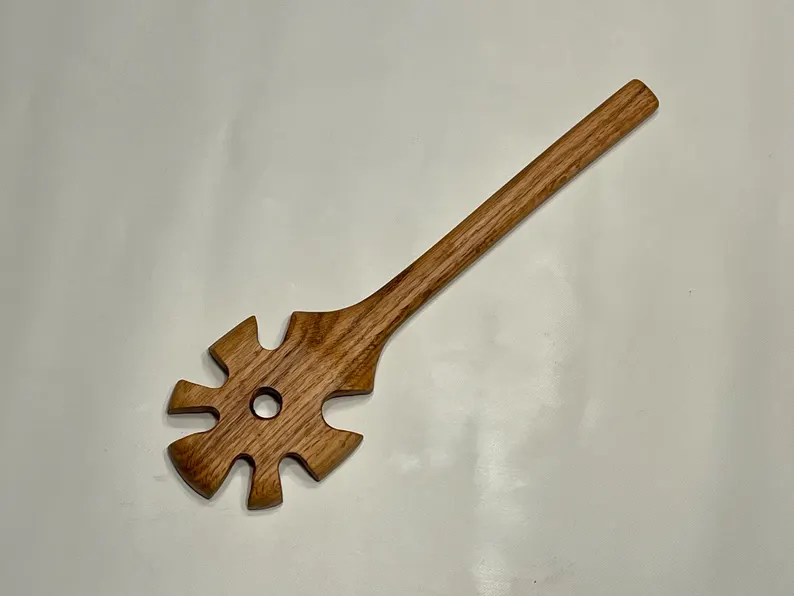 Handcrafted pasta server