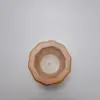 Maple wood kitchen utensil holder with walnut strip Maple wood kitchen utensil holder with walnut strip top view