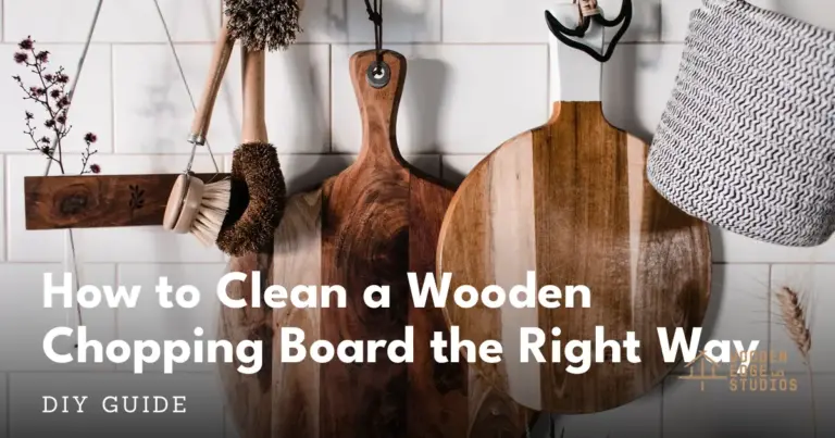 How to clean a wooden chopping board the right way with salt and lemon